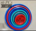16 Pcs Plastic Lid Set Package.