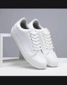 Plain White Sneakers for Women – High-Quality and Versatile. 