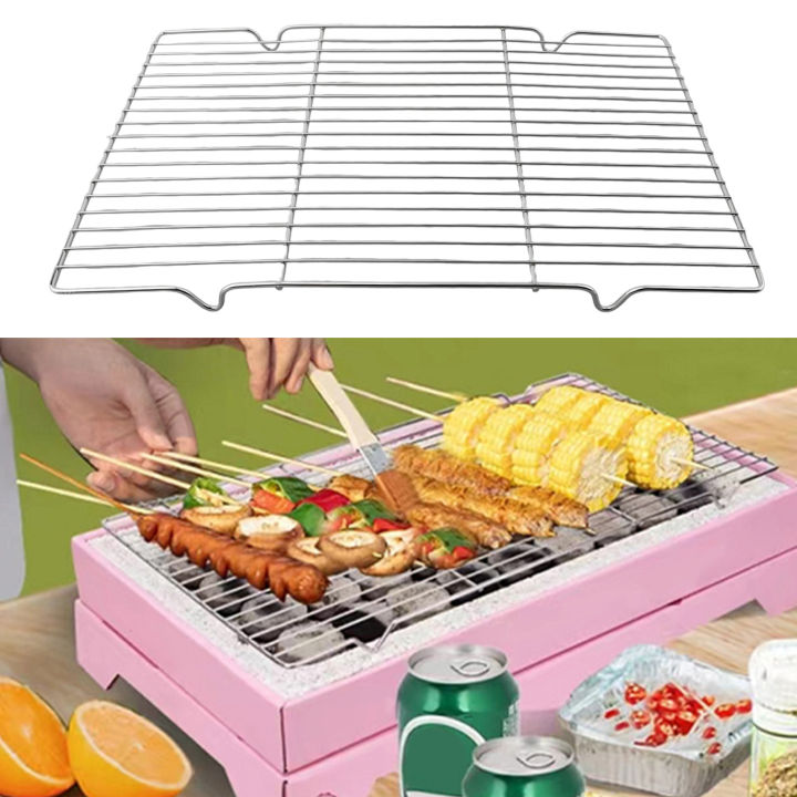 1PCS%20Stainless%20Steel%20Mat%20Net%20Grid%20Shape%20Rectangle%20Grill%20Grilling%20Mesh%20Net%20BBQ%20Tools%20Square%20Barbecue%20Net%20Barbecue%20Stove%20Parts%20-%20Image%203