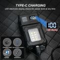 Mini Rechargeable LED Pocket Flashlight Portable Side COB with Clip Tail Magnet Light Super Bright Outdoor Camping Lantern.