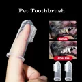 Pet Silicone Finger Cots Toothbrush Cats Dogs Brushing dog accessories Pet Teeth Oral Cleaning Products In Addition Perros. 