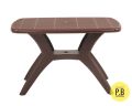 Supreme Melody Rectangular Plastic Fiber Table. 
