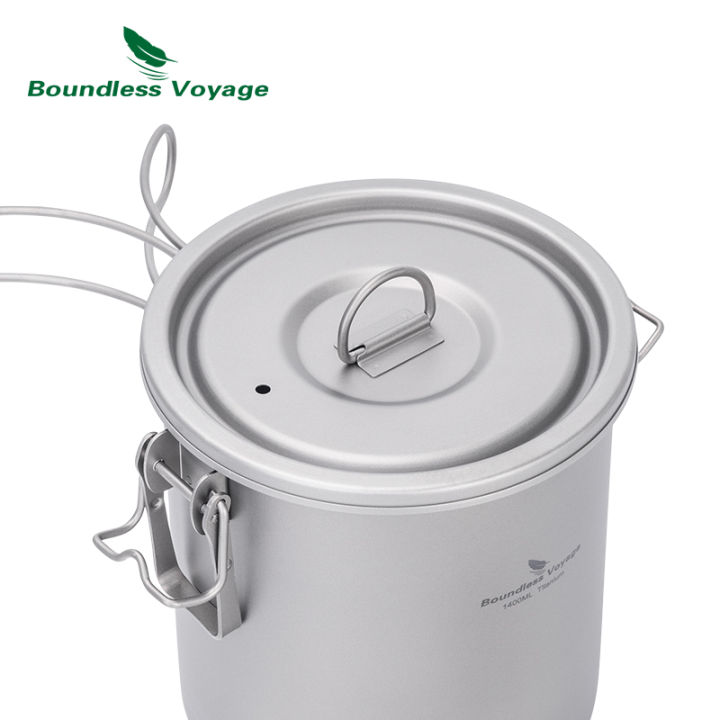 Boundless%20Voyage%201.4L%20Titanium%20Pot%20Rice%20Cooker%20Set%20Ultralight%20Camping%20Cookware%20for%20Outdoor,%20Hiking,%20Travelling%20Cooking%20W-Ti2093c%20-%20Image%202