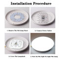 AC220V LED Light Source Ceiling Light Replacement Lights Magnetic Circular Square led Module Ceiling Lights tricolor. 