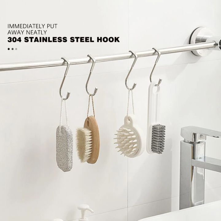 201%20Stainless%20Steel%20Hook%20Free%20Punching%20Double%20S-Shape%20Hook%20Kitchen%20Bathroom%20Cabinet%20Door%20Back%20Type%20Coat%20Towel%20Storage%20Hanger%20-%20Image%204