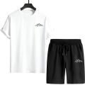 Mens Tracksuit Print Casual Training Clothing Outdoor Fitness Sports Jogging Streetwear 2026 Single Piece T-shirt Shorts Summer. 