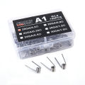 100 Pcs Box High Quality A1 Coil Wire Heating Resistance Prebuilt Coil 3.0 Circle Diameter. 