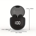 SK18-Invisible Sleep Wireless Headphones Bluetooth 5.3 Version Mini Earphones Noise-Canceling Headphones Touch Control.