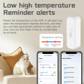 1~4pcs Tuya Zigbee Temperature Humidity Sensor APP Remote Control For Smart Home Work With Tuya Yandex Alexa ZHA Zigbee2MQTT. 