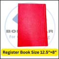 200 Pages Premium Quality Register Book Made with 61 GSM Paper and Cloth Binding. 