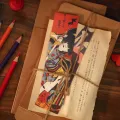 Yoofun 30pcs/pack Japanese Style Vintage Paper Book Marks Retro Wind Bookmarks  for Pages Books Readers Student Stationery. 