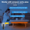 TUYA Zigbee 3.0 Mini RGBCCT RGBW CCT DIM LED Controller DC 5V 12V 24V Smart Dimmer With 6 Zone RF 2.4G Remote Frequency Adjusta. 