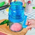 Portable Hand Crank Ice Shaver Crusher Manual Shredding Machine Household Snow Cone Maker. 