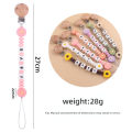 Daisy Flower Pacifier Clips Nipple Dummy Chain Holder Newborn Soother Chains Infant Feeding Soother Teething Toy Chew .