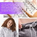 2 PCS Shiny Rhinestone Shoelaces - Suitable for Sports Shoes, Boots, Sports Pants, Hoodies - Daily Decorative Accessories. 