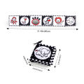 Sensory Cloth Book High Contrast Baby Toys 0M+ Newborn Crib Toys Black and White Animal Cloth Books Montessori Baby Book.