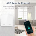 WiFi Switch RF433MHz Wireless Light Switch Work With Tuya Smart Life 1/2/3Gang Wall Switch APP Voice Control Alexa  Home. 