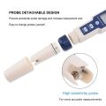 Digital 5 in 1 Salinity TDS EC PH Temp Tester with ATC, High Accuracy Salinity Tester for Hydroponics Seawater Aquariums Marine Monitoring and Koi Fish Pond pH Tds Meter. 