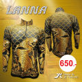 JK Thailand fishing shirts Lanna pattern UV protection 80-90% colors do not fall, dry quickly. 