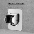 Hand shower wall mount bracket hand shower holder plastic adjustable. 