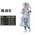 Raincoat Kids 1-10 Years Boys Girls Rain Jackets Cartoon Rain Coat Outfits Transparent Rainwear Baby Waterproof Child Clothes.