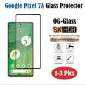 Google Pixel 7A OG Tempered Screen Protector, Google pixel 7A Tempered Glass, 1-3 Pic's OG Glass With Free Cleaning Shiner Spray. 