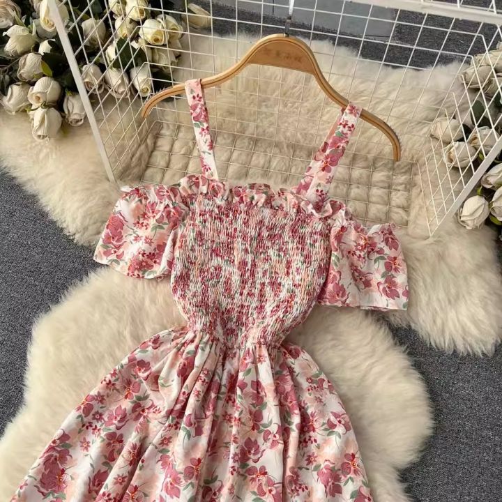 YuooMuoo%20Romantic%20Floral%20Print%20Long%20Summer%20Dress%20Women%20Fashion%20Off%20Shoulders%20Straps%20Vacation%20Beach%20Dress%20Korean%20Party%20Vestidos%20-%20Image%205