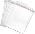 50-Pcs- Resealable Transparent Plastic Bags Bopp Poly Self Adhesive Seal Jewellery Making Bag multiple sizes. 