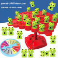 Board Game Frog Balance Tree Educational Montessori Math Toy Parent-child Interaction Tabletop Game Toy Kid's Focus Training Toy. 