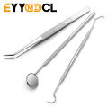 Oral Care Tooth Cleaning Tools Stainless Steel Dental Tools Oral Mirror Remover Tartar From Teeth Dentist Clinical Cleaning Kit. 