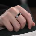 Fashion New Vintage Dragon Pattern Titanium Steel Ring Hip Hop Men Single Party Opening Adjustable Ring. 