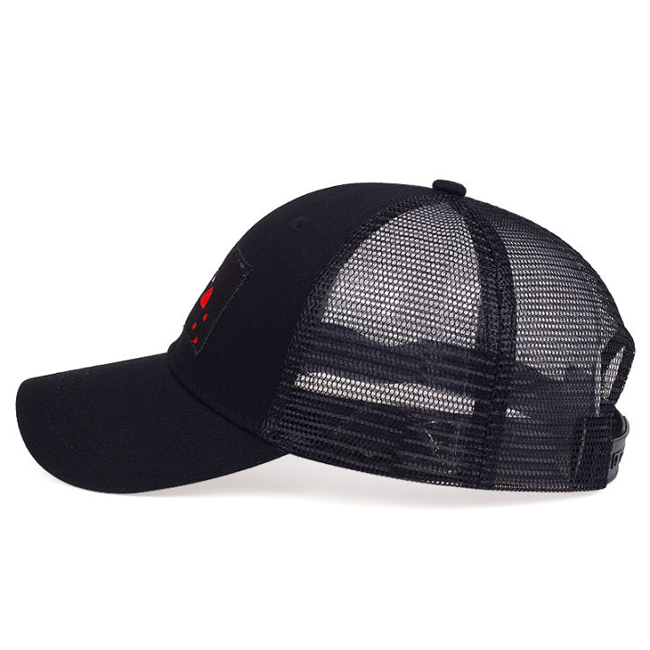 Unisex%20Skeleton%20Head%20Branch%20Heart%20Embroidery%20Baseball%20Net%20Caps%20Spring%20Summer%20Outdoor%20Adjustable%20Casual%20Hats%20Sunscreen%20Hat%20-%20Image%203
