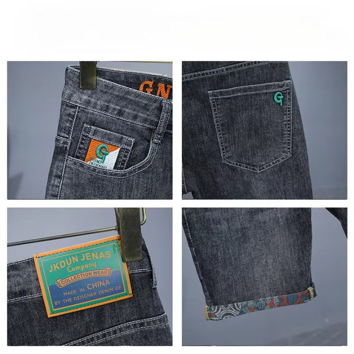 Summer%20New%20Men's%20Embroidered%20Denim%20Shorts%20Fashion%20Straight%20Slim%20Personality%20Streetwear%20Jeans%20Male%20Bermuda%20Male%20Short%20Pants%20-%20Image%206