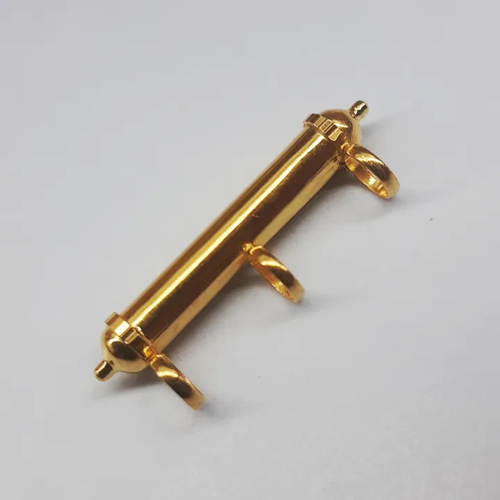 Silver 1. Inch Gold Plated (22:KT) Amulet Pendent Yanthra Sura