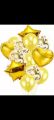 14 pieces set heart star shape foil balloons  birthday decorations balloon wedding decor balloons. 