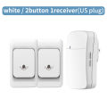 Outdoor Wireless Doorbell Waterproof House Chime Kit 300M Remote EU US Intelligent Smart Door Bell Home Garden Remote DoorBell.