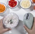 900ML Chopper With 5  Sharp Blades | Hand Chopper / Manual  Chopper / Hand Cutter / Speedy Chopper Large Size. 