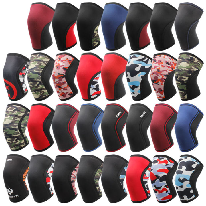 AOLIKES%207mm%20Neoprene%20Knee%20Sleeves%20for%20Weightlifting%20(Pair)%20Compression%20Knee%20Brace%20Support%20For%20Squats%20Crossfit%20Training%20Workout%20-%20Image%206