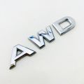 AWD Car monogram Logo emblem 3D Sticker Car accessories Ss Nickel Plastic.