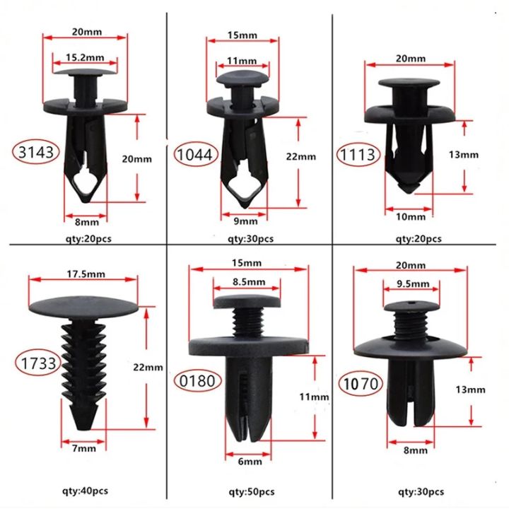 190-Piece%20Car%20Trim%20Fasteners%20Set%20%E2%80%93%206%20Sizes%20ABS%20Plastic%20Push%20Rivets%20for%20Door%20Panels,%20Bumpers%20&%20Interior%20-%20Image%202