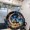 Premium Mosque & Crescent Moon Acrylic Suncatcher – Elegant Islamic Wall Art for Home Decor. 