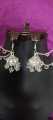 Sahara Elegance Silver Jhumka , High Quality Jhumka With Silver Sahara , trending jewellery. 