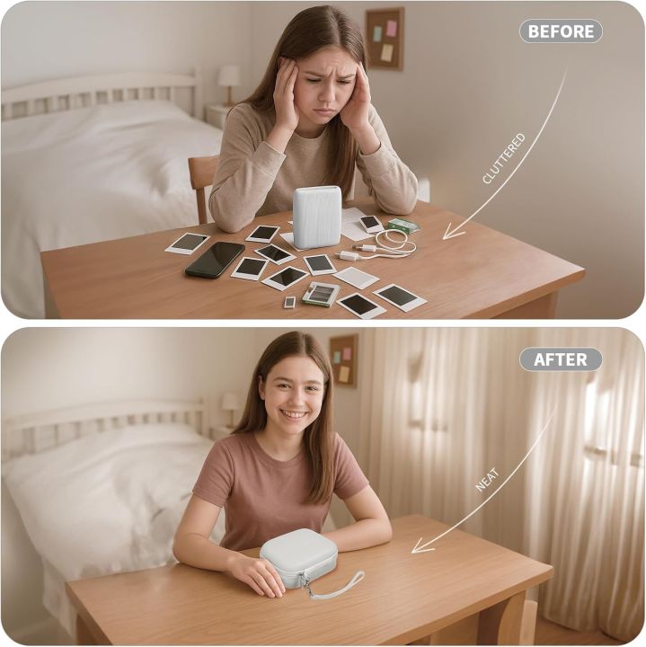 Instant%20Photo%20Printer%20Case%20for%20Fujifilm%20for%20Instax%20Mini%20Link%203%20Smartphone%20Printer,%20Portable%20Printer%20Storage,%20Mesh%20Pocket%20for%20Min%20-%20Image%205