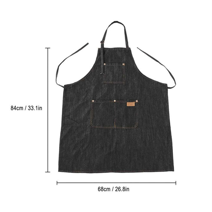 Denim%20Apron%20Salon%20Working%20Clothes%20Barber%20Cloth%20Kitchen%20Cooking%20Grill%20Restaurant%20Bar%20Shop%20Cafes%20Baking%20Beauty%20Nails%20Uniform%20-%20Image%206