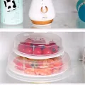 Anti Splatter Heating Sealing Cover Lid with Steam Vents Fresh-keeping Plate Bowl Cover Stackable Microwave Splatter Cover Lid. 