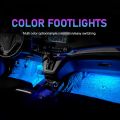 Car Neon Light Foot Light LED Interior Decoration Backlight Cigarette Lighter USB Atmosphere Lamp Vehicle Accessories. 