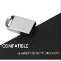 Super Mini USB Flash Drives 128GB Real Capacity Pen Drive 64GB Free Key Chain Memory Stick 32GB Silver Pendrive 16GB 8GB 4GB. 