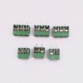 Terminal (10/pack) DT-350-3.5mm 250v-10a green terminal block, 3.5mm pin distance, straight down PCB print pin, available in Thailand. 