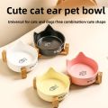 Ceramic high footed cat bowl, cat food bowl, dog bowl, dog water bowl, cat food bowl, pet water bowl, spill proof. 
