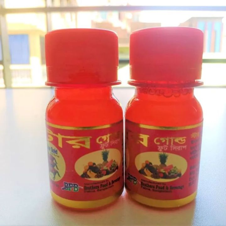 2 pcs Star Gold Fruits Syrup 50 ml .